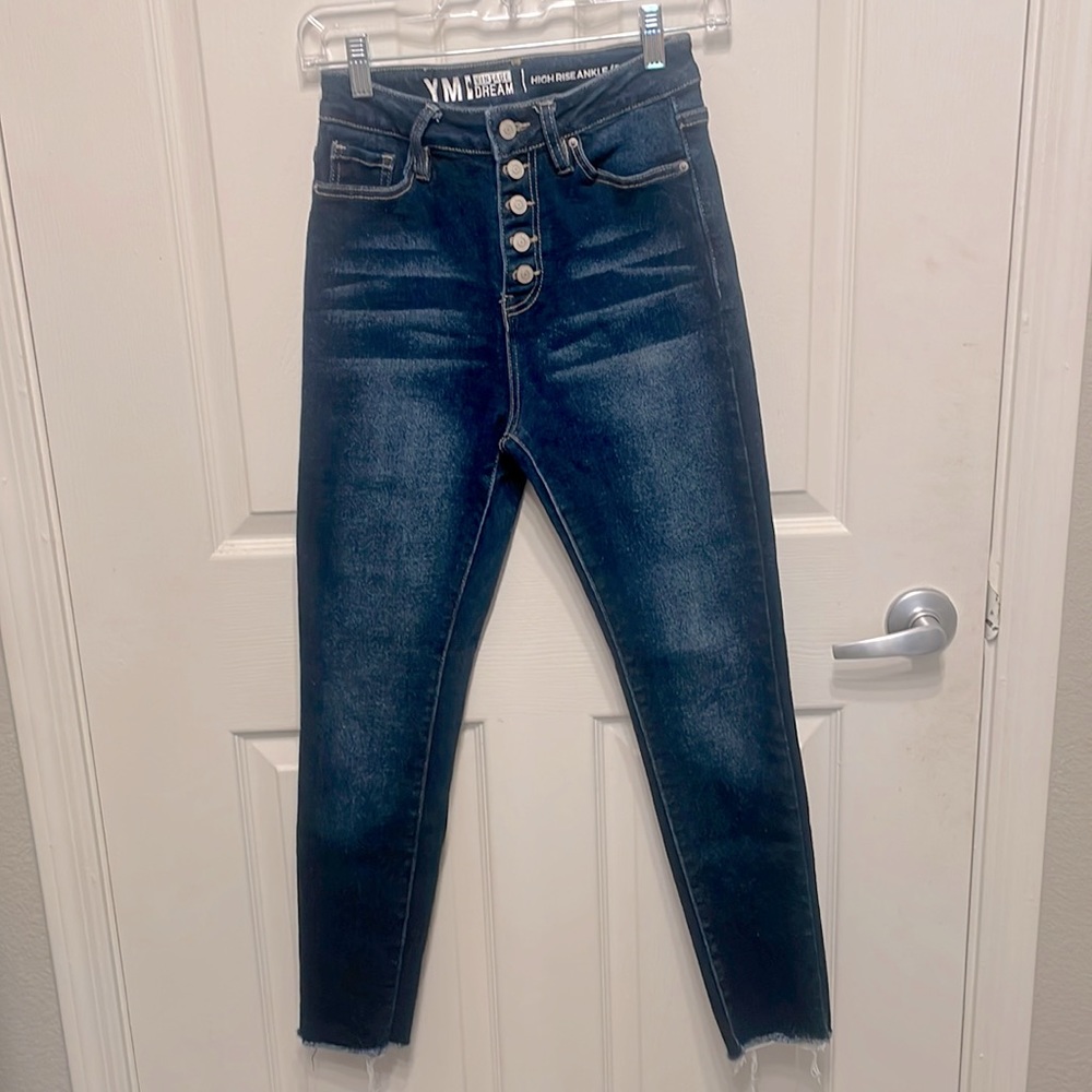 YMI Vintage Dream, skinny, ankle distressed denim